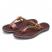 Men Casual PU Leather Clip Toe Slippers Beach Shoes Men Casual PU Leather Clip Toe Slippers Beach Shoes