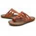 Men Casual PU Leather Clip Toe Slippers Beach Slipeprs Men Casual PU Leather Clip Toe Slippers Beach Slipeprs