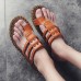 Men Casual PU Leather Clip Toe Slippers Beach Slipeprs Men Casual PU Leather Clip Toe Slippers Beach Slipeprs