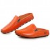 Slipper Shoes Men Hollow Out Casual Sandals In Leather Slipper Shoes Men Hollow Out Casual Sandals In Leather