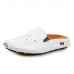 Slipper Shoes Men Hollow Out Casual Sandals In Leather Slipper Shoes Men Hollow Out Casual Sandals In Leather