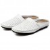 Slipper Men Hollow Out Casual Beach Slip On In Leather Slipper Men Hollow Out Casual Beach Slip On In Leather