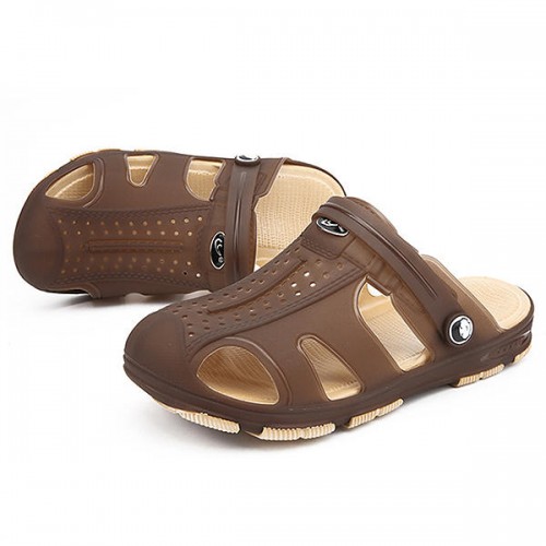 Men Breathable Hollow Outs Beach Slippers Sandals Rainy Days Shoes Men Breathable Hollow Outs Beach Slippers Sandals Rainy Days Shoes