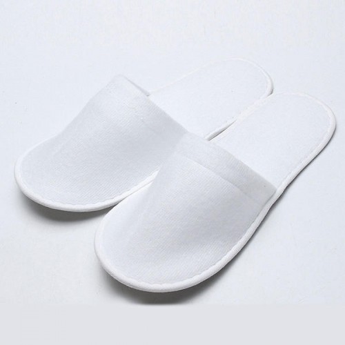1Pair Closed Toe White Disposable Hotel Slippers SPA Slippers 1Pair Closed Toe White Disposable Hotel Slippers SPA Slippers