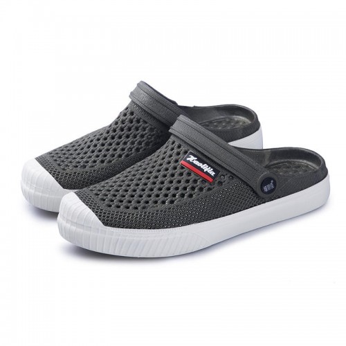 Men Casual Breathable Lightweight Hollow Out Soft Slippers Men Casual Breathable Lightweight Hollow Out Soft Slippers