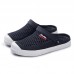 Men Casual Breathable Lightweight Hollow Out Soft Slippers Men Casual Breathable Lightweight Hollow Out Soft Slippers