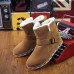 Warm Faux Fur Lining Zipper Round Toe Ankle Boots Warm Faux Fur Lining Zipper Round Toe Ankle Boots