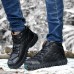 Men Soft Leather Wear Resistance Outsole Fur Lining Outdoor High Top Boots Men Soft Leather Wear Resistance Outsole Fur Lining Outdoor High Top Boots