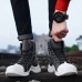 Men Casual Soft Fashion Line Stitching Ankle Boots Men Casual Soft Fashion Line Stitching Ankle Boots