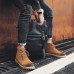 Men Casual Side Zipper Lace Up Ankle Boots Men Casual Side Zipper Lace Up Ankle Boots