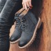 Men Casual Side Zipper Lace Up Ankle Boots Men Casual Side Zipper Lace Up Ankle Boots