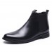 Men Soft Boots Slip-on Leather Ankle Boots Men Soft Boots Slip-on Leather Ankle Boots