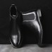 Men Soft Boots Slip-on Leather Ankle Boots Men Soft Boots Slip-on Leather Ankle Boots