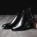 Men Soft Boots Slip-on Leather Ankle Boots Men Soft Boots Slip-on Leather Ankle Boots
