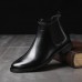 Men Soft Boots Slip-on Leather Ankle Boots Men Soft Boots Slip-on Leather Ankle Boots