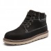 Men Casual Comfortable Leather Lace Up Boots Men Casual Comfortable Leather Lace Up Boots