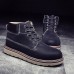 Men Casual Comfortable Leather Lace Up Boots Men Casual Comfortable Leather Lace Up Boots