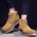 Men Casual Comfortable Leather Lace Up Boots Men Casual Comfortable Leather Lace Up Boots