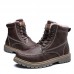 Men Retro Warm Plush Lining Leather Ankle Boots Men Retro Warm Plush Lining Leather Ankle Boots