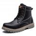 Men Retro Warm Plush Lining Leather Ankle Boots Men Retro Warm Plush Lining Leather Ankle Boots