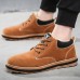 Men Warm Plush Lining Casual Lace Up Ankle Boots Men Warm Plush Lining Casual Lace Up Ankle Boots