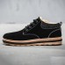 Men Warm Plush Lining Casual Lace Up Ankle Boots Men Warm Plush Lining Casual Lace Up Ankle Boots