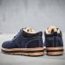 Men Warm Plush Lining Casual Lace Up Ankle Boots Men Warm Plush Lining Casual Lace Up Ankle Boots
