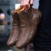 Men Slip Resistance Side Zipper Leather Ankle Boots Men Slip Resistance Side Zipper Leather Ankle Boots
