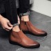 Men Classic Slip On Casual Soft Ankle Boots Men Classic Slip On Casual Soft Ankle Boots