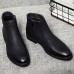 Men Classic Slip On Casual Soft Ankle Boots Men Classic Slip On Casual Soft Ankle Boots