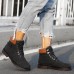 Big Size Men Warm Fur Soft Leather Ankle Boots Big Size Men Warm Fur Soft Leather Ankle Boots
