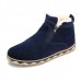 Winter Men Side Zipper Fur Lining Warm Plush Casual Boots Winter Men Side Zipper Fur Lining Warm Plush Casual Boots