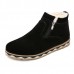 Winter Men Side Zipper Fur Lining Warm Plush Casual Boots Winter Men Side Zipper Fur Lining Warm Plush Casual Boots