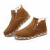 Winter Men Side Zipper Fur Lining Warm Plush Casual Boots Winter Men Side Zipper Fur Lining Warm Plush Casual Boots