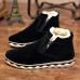 Winter Men Side Zipper Fur Lining Warm Plush Casual Boots Winter Men Side Zipper Fur Lining Warm Plush Casual Boots