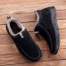 Menico Big Size Warm Plush Stitching Suede Ankle Boots Menico Big Size Warm Plush Stitching Suede Ankle Boots