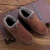 Menico Big Size Warm Plush Stitching Suede Ankle Boots Menico Big Size Warm Plush Stitching Suede Ankle Boots
