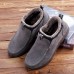 Menico Big Size Warm Plush Stitching Suede Ankle Boots Menico Big Size Warm Plush Stitching Suede Ankle Boots