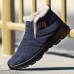 Men Casual Outdoor Warm Plush Lining Snow Boots Men Casual Outdoor Warm Plush Lining Snow Boots