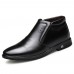 Men Soft Warm Plush Lining Casual Business Ankle Boots Men Soft Warm Plush Lining Casual Business Ankle Boots
