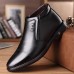Men Soft Warm Plush Lining Casual Business Ankle Boots Men Soft Warm Plush Lining Casual Business Ankle Boots