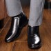 Men Soft Warm Plush Lining Casual Business Ankle Boots Men Soft Warm Plush Lining Casual Business Ankle Boots