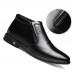 Men Soft Warm Plush Lining Casual Business Ankle Boots Men Soft Warm Plush Lining Casual Business Ankle Boots