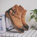Men Casual Comfy Buckle Side Zipper Genuine Leather Ankle Boots Men Casual Comfy Buckle Side Zipper Genuine Leather Ankle Boots