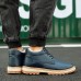 Men Warm Plush Lining Leather Ankle Boots Men Warm Plush Lining Leather Ankle Boots