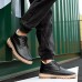 Men Warm Plush Lining Leather Ankle Boots Men Warm Plush Lining Leather Ankle Boots