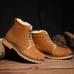 Men Coton Boots Fur Lining Keep Warm Plush High Top Outdoor Shoes Men Coton Boots Fur Lining Keep Warm Plush High Top Outdoor Shoes