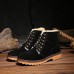 Men Coton Boots Fur Lining Keep Warm Plush High Top Outdoor Shoes Men Coton Boots Fur Lining Keep Warm Plush High Top Outdoor Shoes