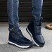 Men Plush Lining Mid-Calf Waterproof Snow Boots Men Plush Lining Mid-Calf Waterproof Snow Boots