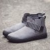 Men Hook Loop Stripe Elastic Band Comfortable Suede Ankle Boots Men Hook Loop Stripe Elastic Band Comfortable Suede Ankle Boots